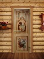 Дверь для бани и сауны Doorwood Русская баня