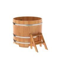Купель круглая BentWood из сращенных ламелей лиственницы