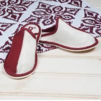 Тапочки закрытые "RUШER" мужские для бани