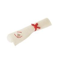 Коврик "СКРУТКА" 150х50см белый с вышивкой