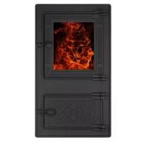 Печной портал Литком ПДТ-4.1С, «Варвара», со стеклом