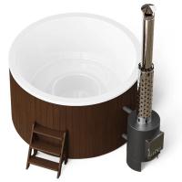 Круглая купель POLARSPA COMFORT 195 HOT с внешней печью