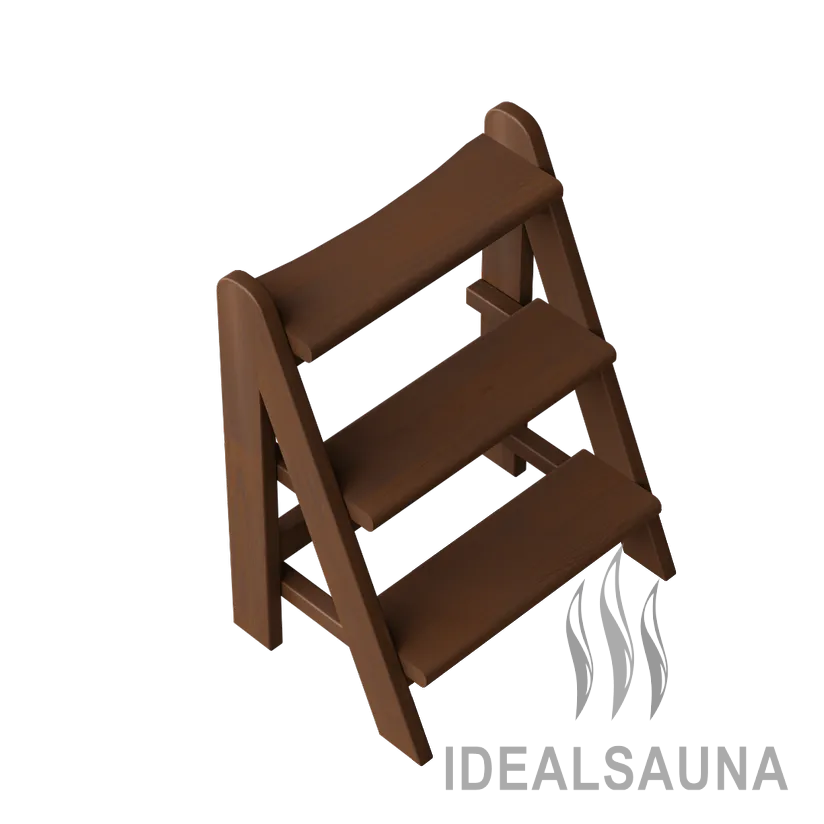 Лестница трехступенчатая POLARSPA термоберёза