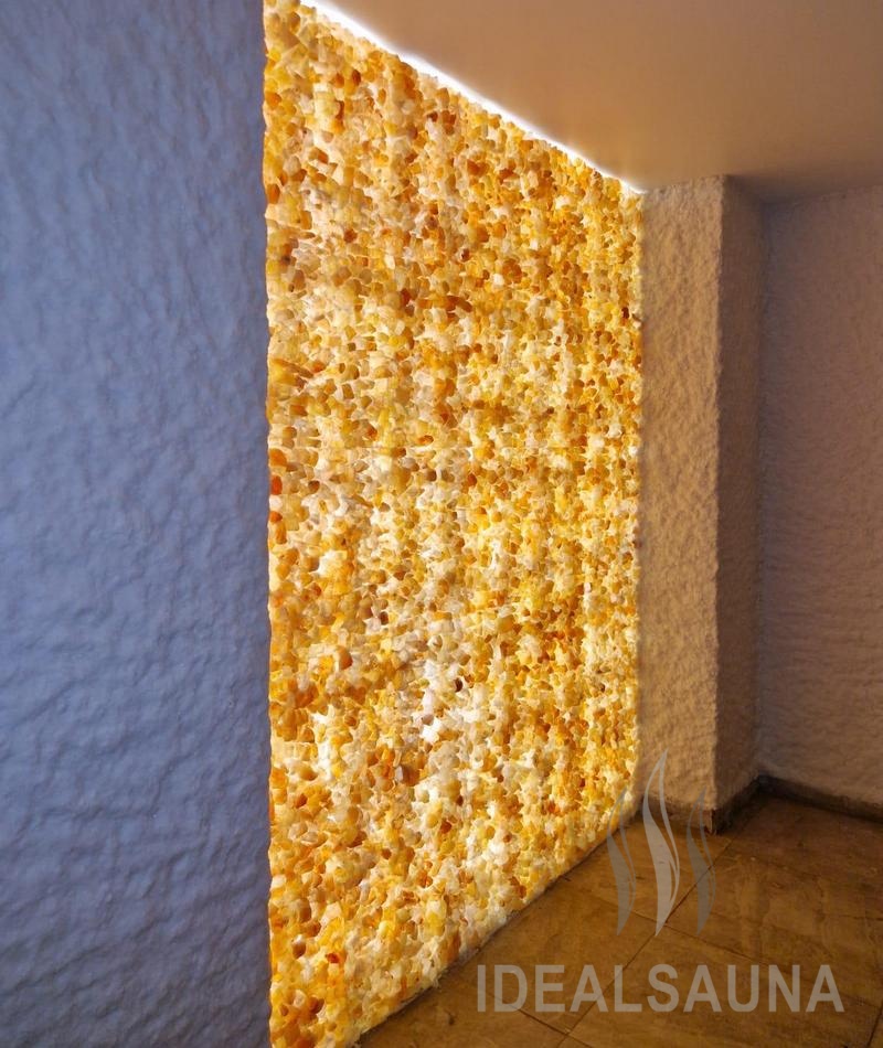 Соляное панно 500х500мм из кристаллов Гималайской соли (2-5см)