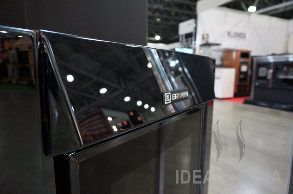 Дровяная печь Ермак Люкс Black
