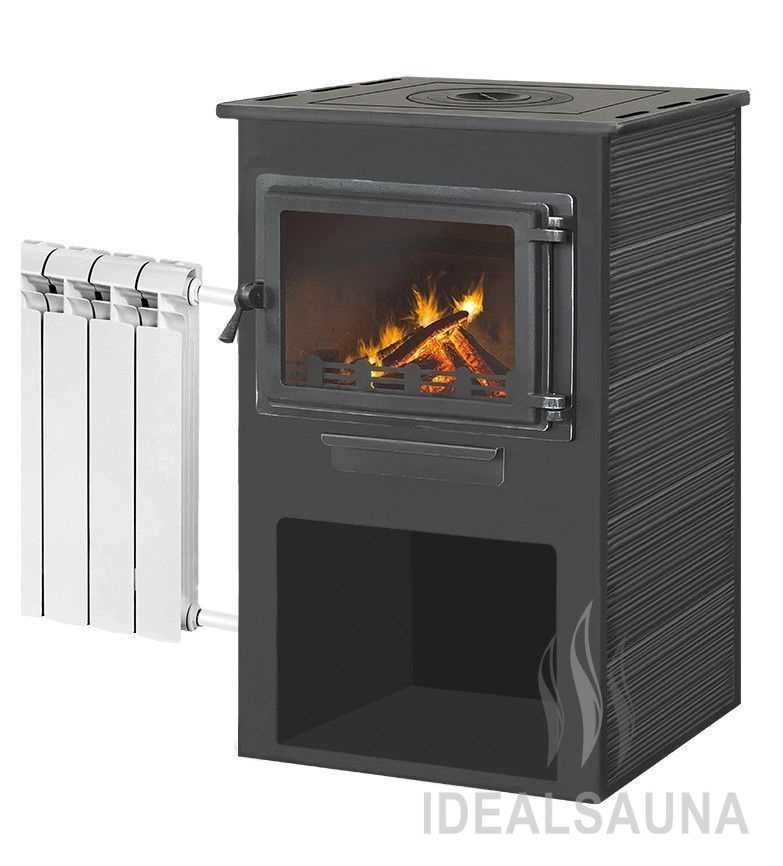 Печь-камин для дома Этна Панорама