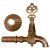 Кран латунный Steam&Water для хамама, Медь (151) Кран латунный Steam&Water для хамама, Медь (151)