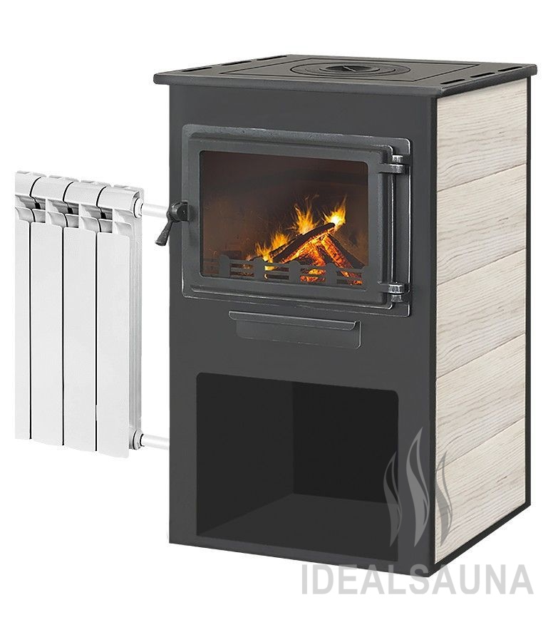 Печь-камин для дома Этна Панорама