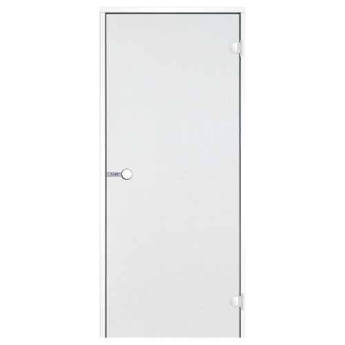 Дверь для хамам стеклянная Harvia Alu прозрачный (белый)
