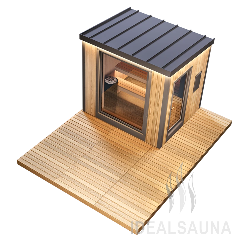 Модульная баня POLARSPA PREMIUM M2