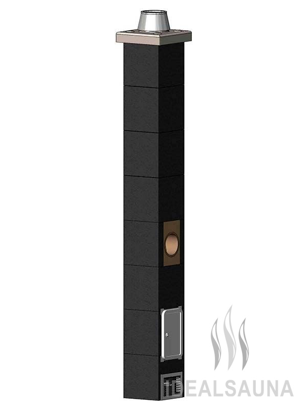 Дымоход Schiedel UNI одноходовой 13 метров (550х550мм), диаметр 300мм