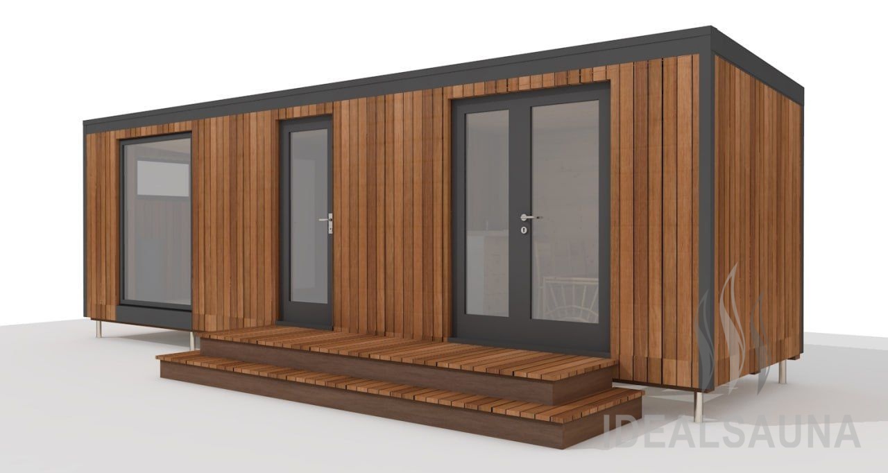 Модульная баня POLARSPA PREMIUM M8