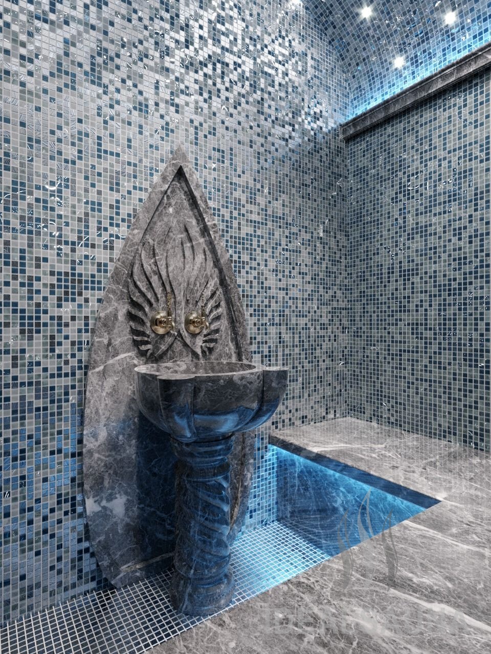 Отделка хамама (турецкой бани) под ключ