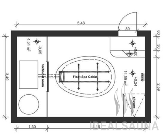 Флотариум капсула FLOAT SPA TANK для СПА