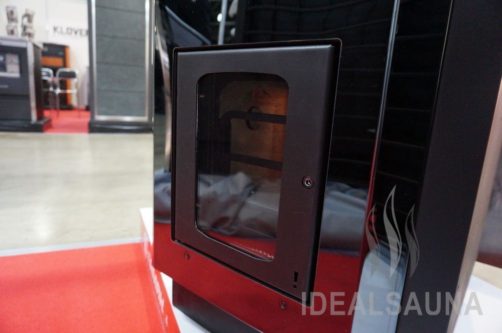 Дровяная печь Ермак Люкс Black