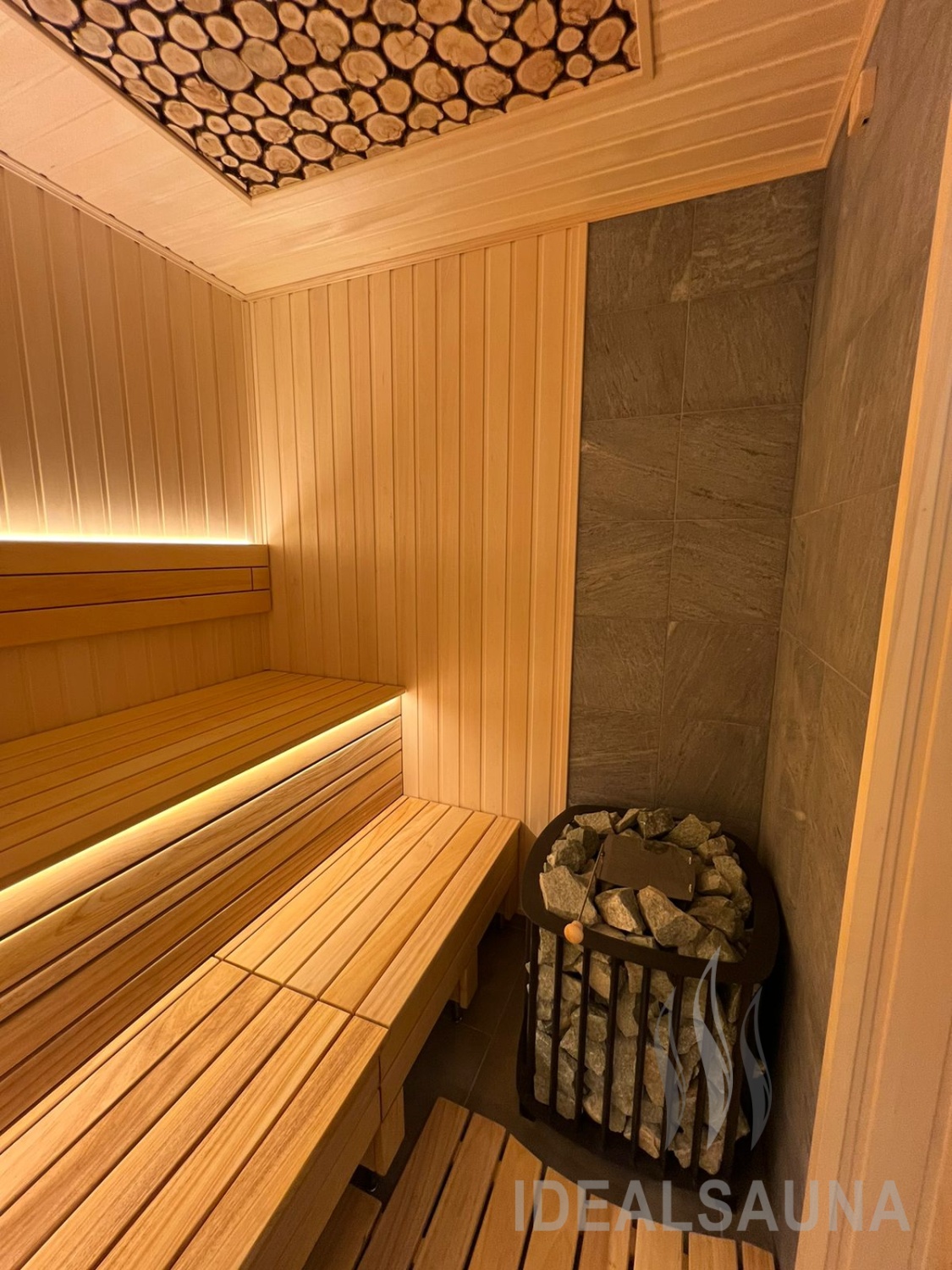Отделка финской сауны под ключ