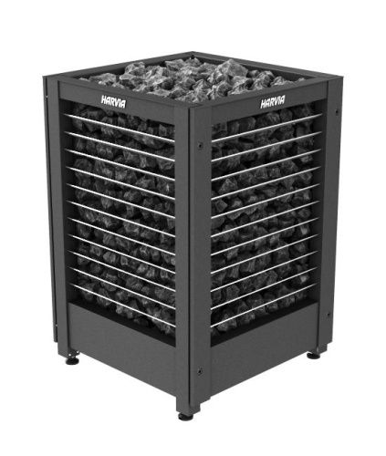 Harvia Modulo MD135G, 4 решетки, black, без пульта управления
